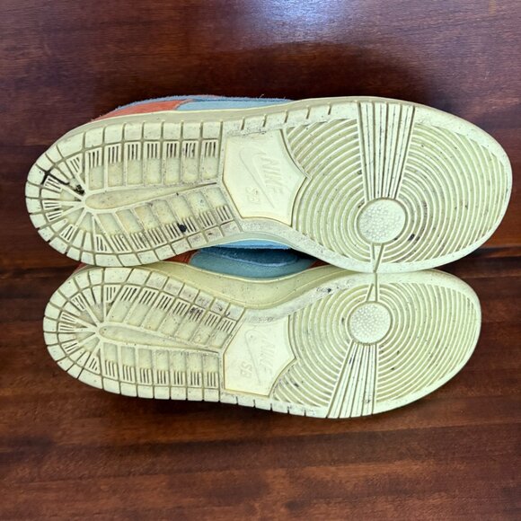 Nike SB Dunk Low Pro PRM Orange Emerald Rise DV5429-800 Men’s Size 8.5 - Picture 3 of 6